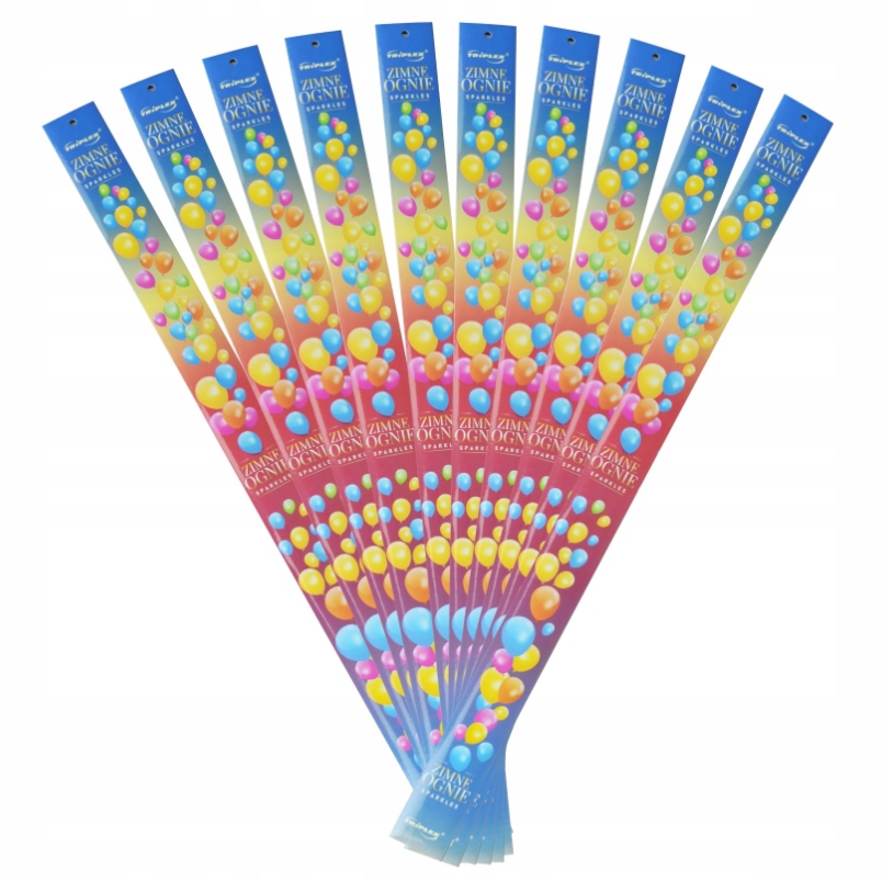 Dlouhé Prskavky Pěkné Balení Triplex 70 cm 100 kusů