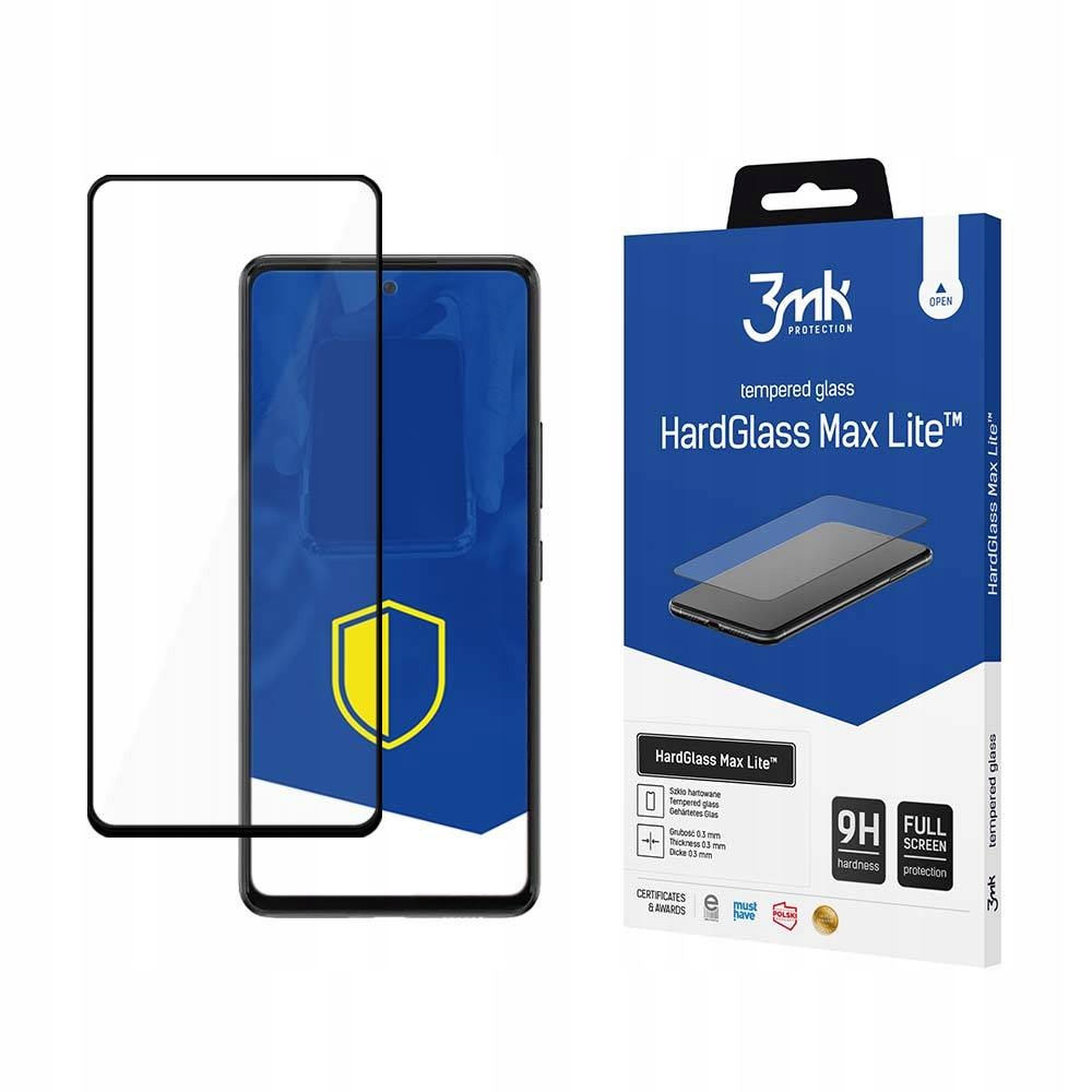 

Szkło 3MK do Samsung A53 5G czarny HardGlass