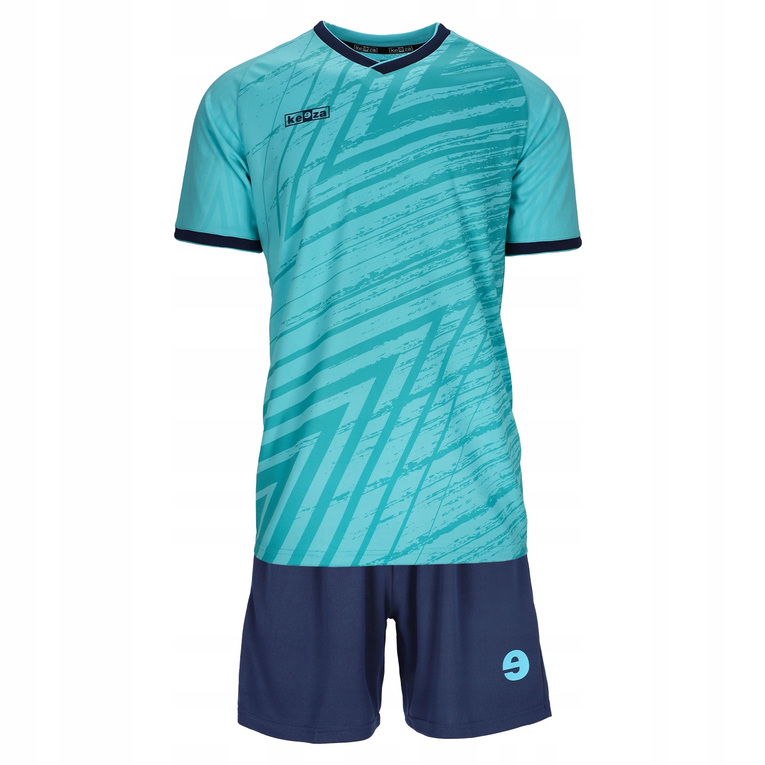 Komplet Piłkarski Keeza Aqua 5-904804-819507 r. L Getry Białe