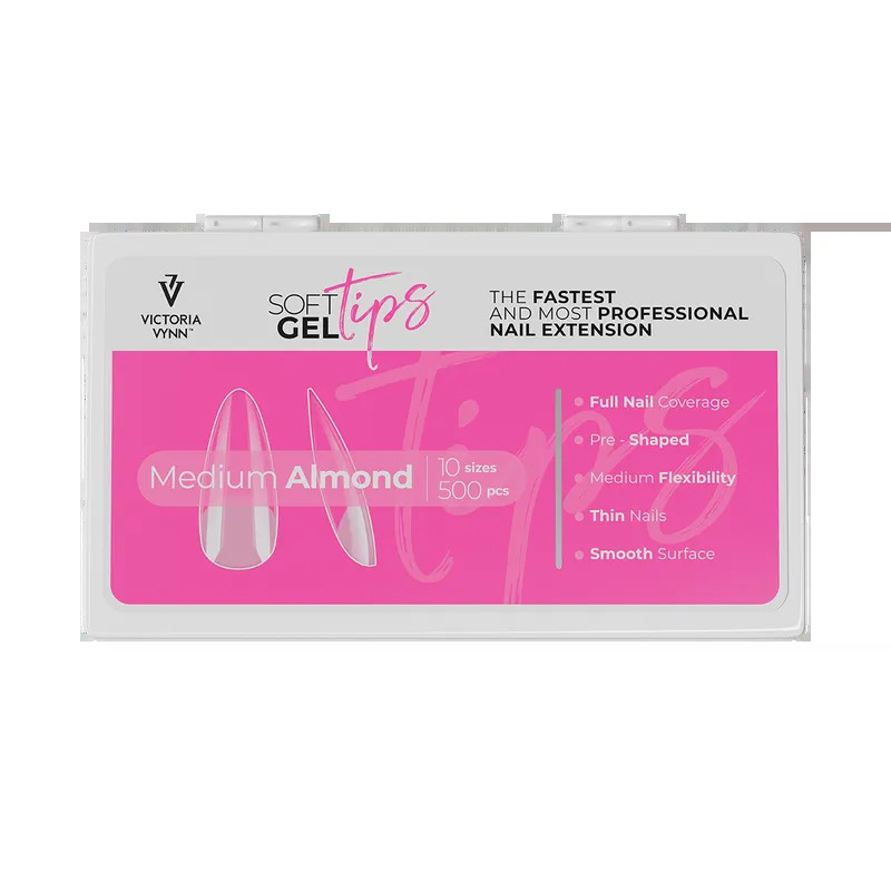 Tipsy Střední Mandle Victoria Vynn Medium Almond (500 szt.op.)