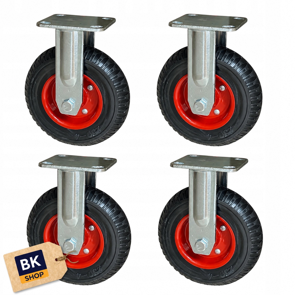kolečko 200 mm pro skladové přepravní vozíky nosnost 940 kg 4 ks