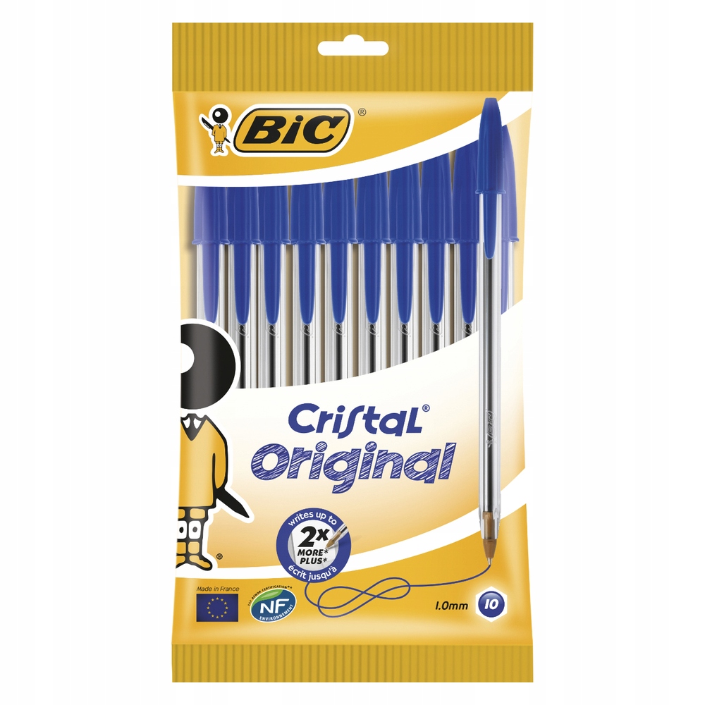 

Bic cristal original długopis niebieski 10szt