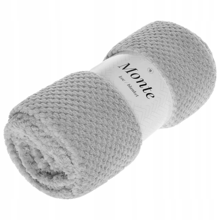 

Szary Koc Narzuta Pled 150x200 Monte