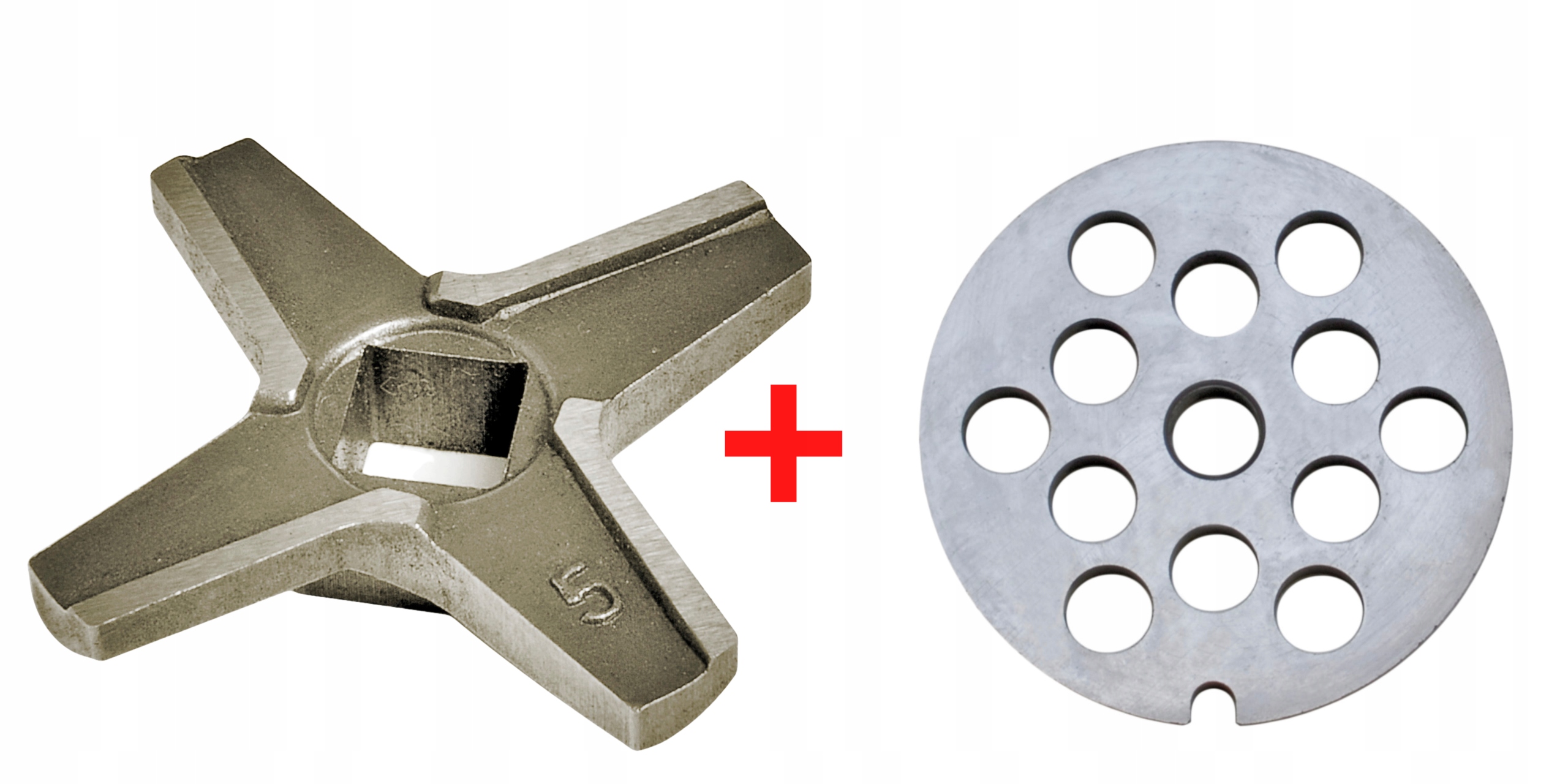 NOŻYK JEDNOSTRONNY NR 5 + SITKO FI 8 MM DO MASZYNKI ZELMER BOSCH KOMORA 5