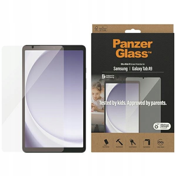 PanzerGlass Ultra-Wide Fit tvrzené sklo pro Samsung Galaxy Tab A9 8.7