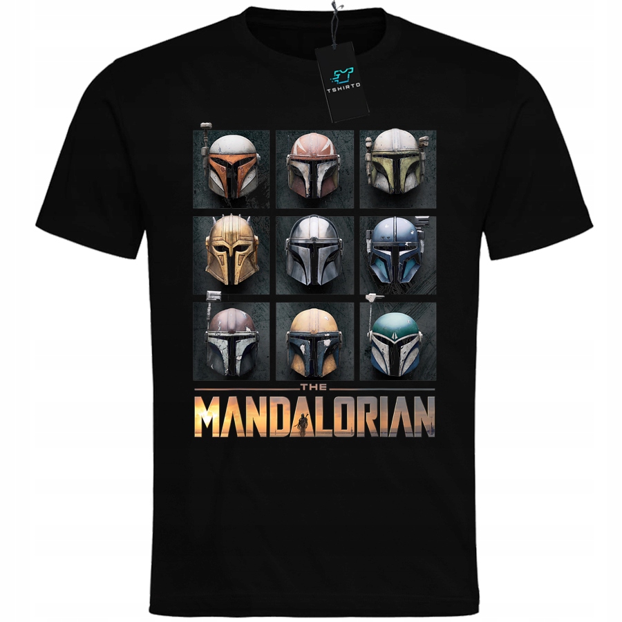 

Koszulka Męska Gwiezdne Wojny Wars Mandalorian XL