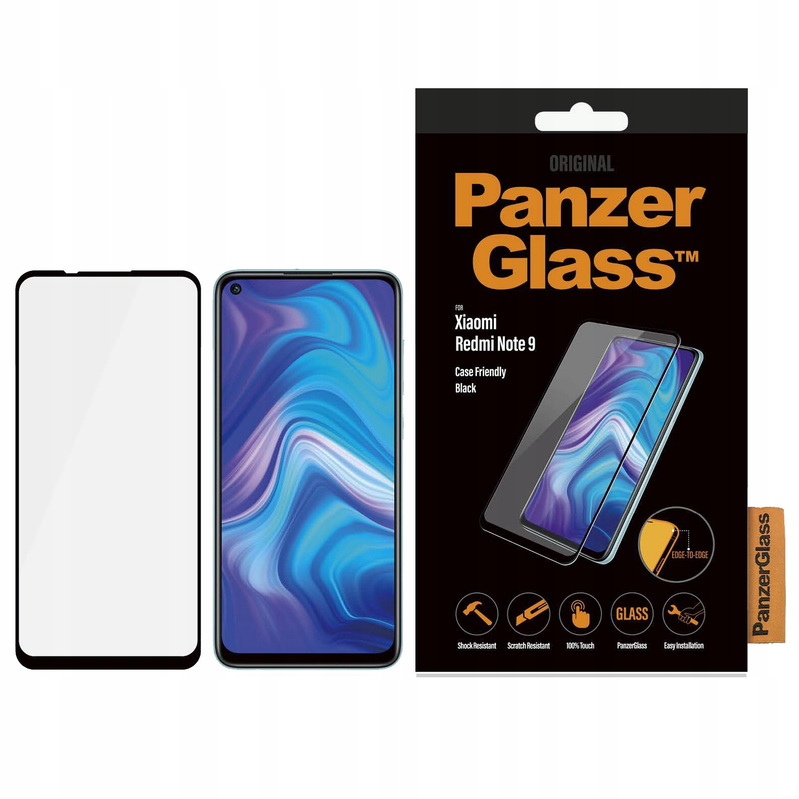 

Szkło do Xiaomi Redmi Note 9, PanzerGlass Cf E2E