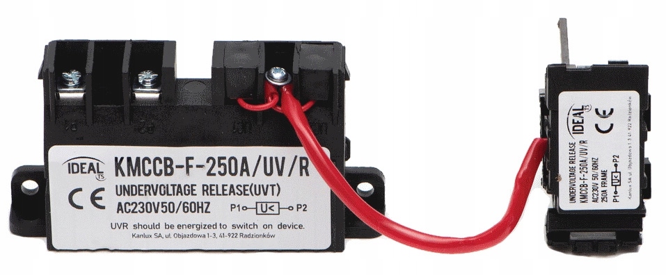 Kanlux Podpěťový spouštěč KMCCB-F-250A/UV Ideal