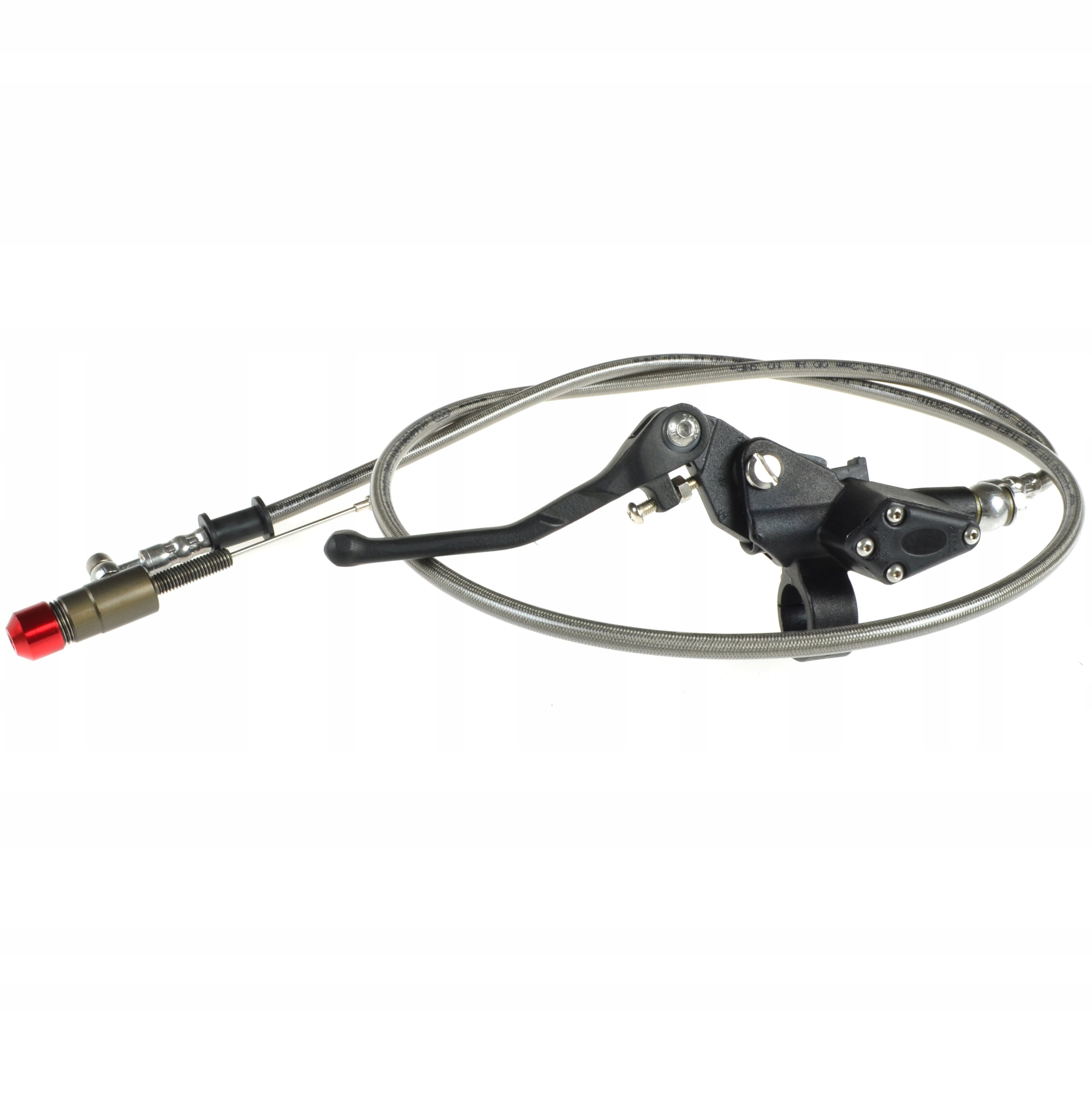 Univerzální motocyklová hydraulická spojka kabel 120 cm černá