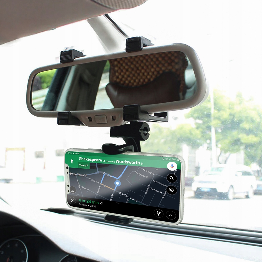 UCHWYT SAMOCHODOWY NA TELEFON DO LUSTERKO WSTECZNE Marka retoo