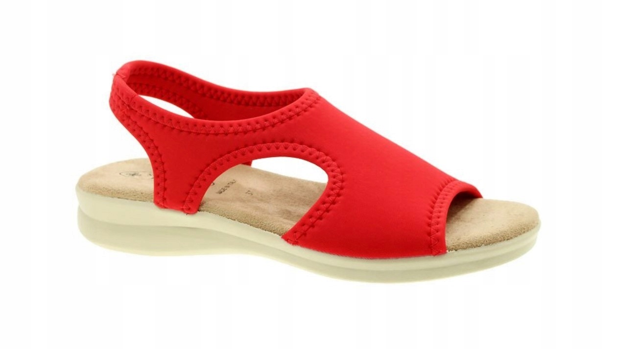 Elastické sandály Sanital Flex 8024 červené r40