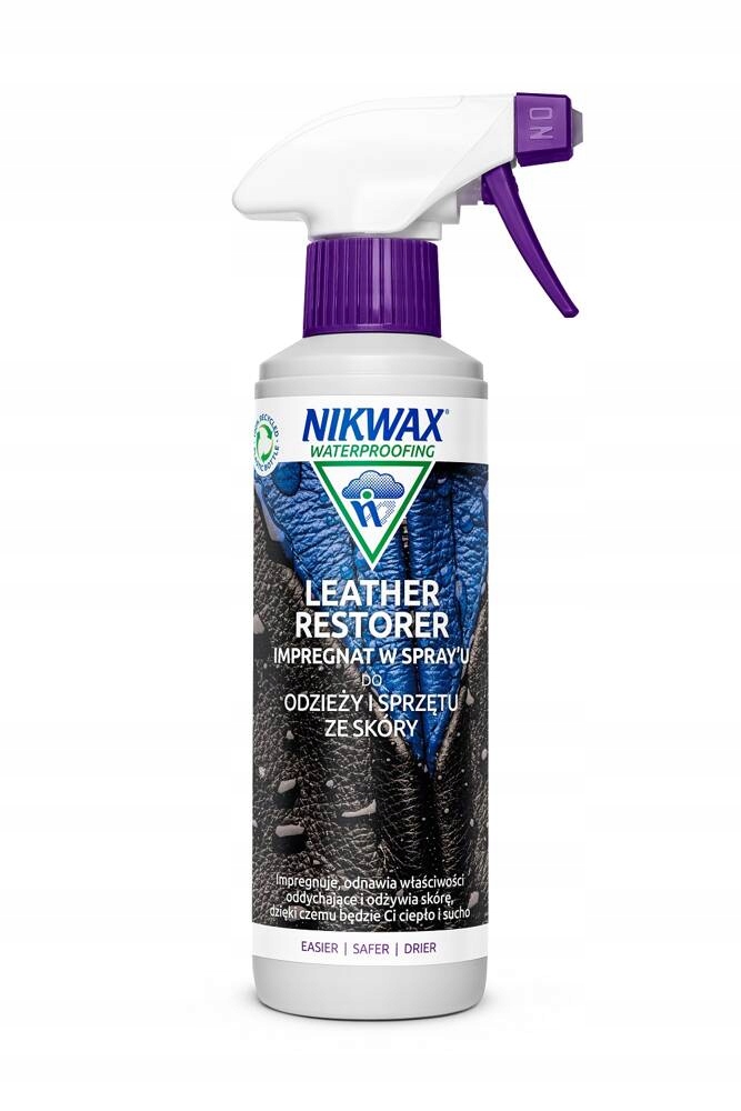 Impregnat do odzieży i sprzętu ze skóry Nikwax Leather Restorer 300 ml