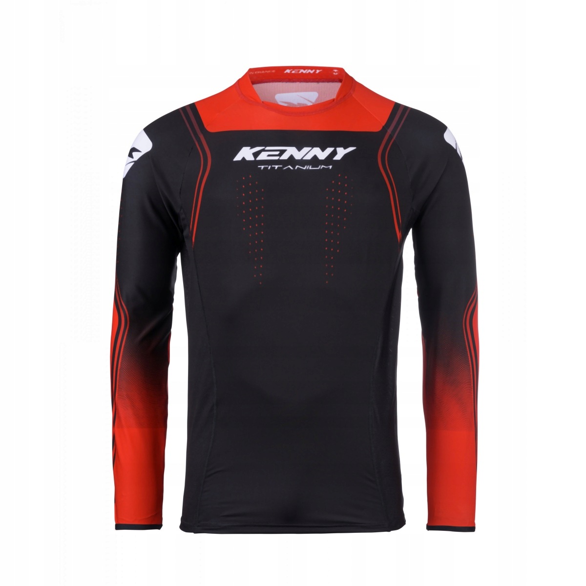 Tričko Cross/enduro Model Titanium Red Farba Čierna/červená Veľkosť XL