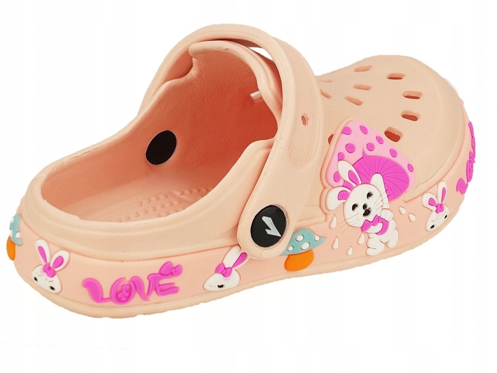 KROKSY KLAPKI OGRODOWE BASEN PIANKOWE DZIEWCZĘCE DZIĘCIECE DLA DZIEWCZYNKI Rozmiar 31