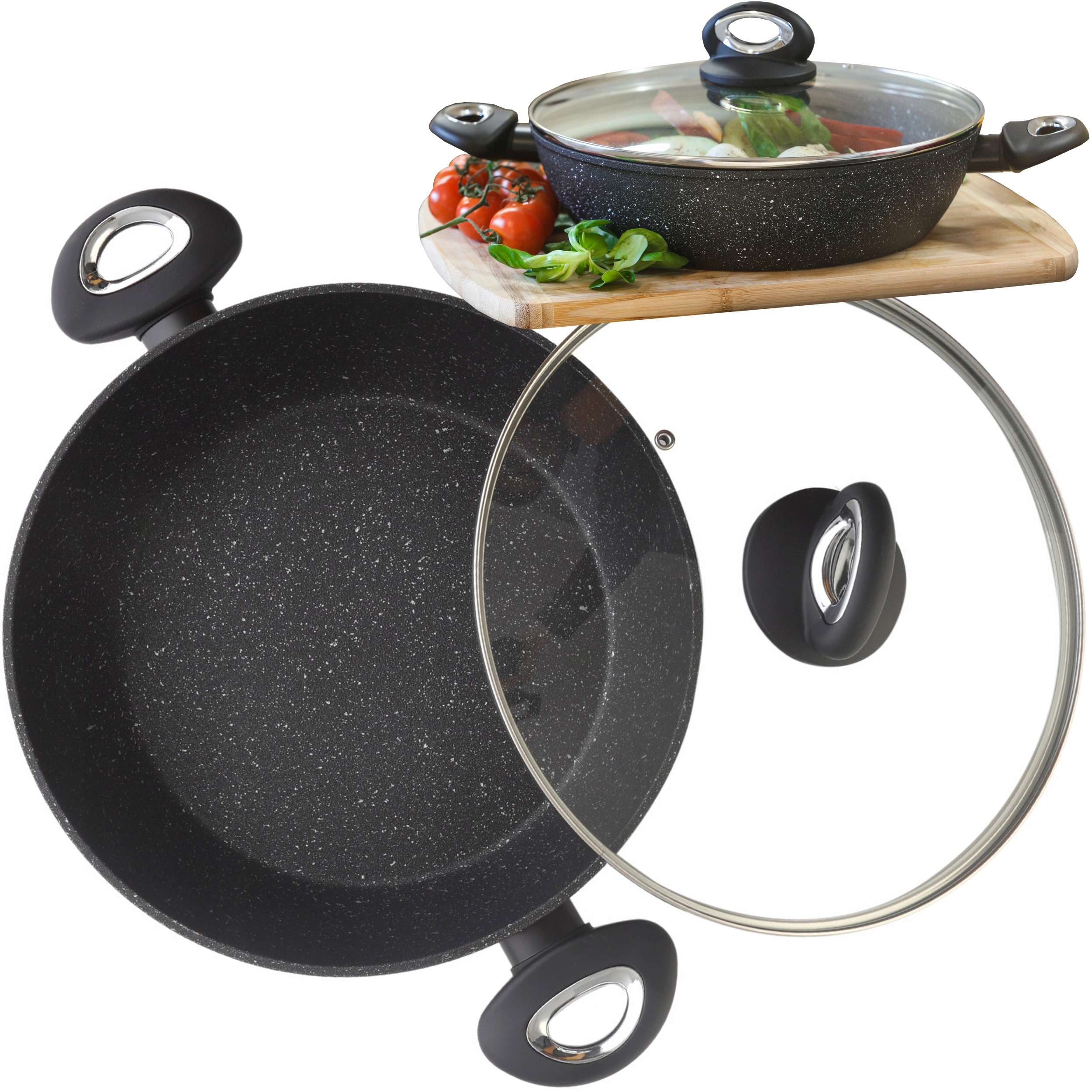 

Berretti Tivano Garnek Patelnia 2W1 28CM Indukcja