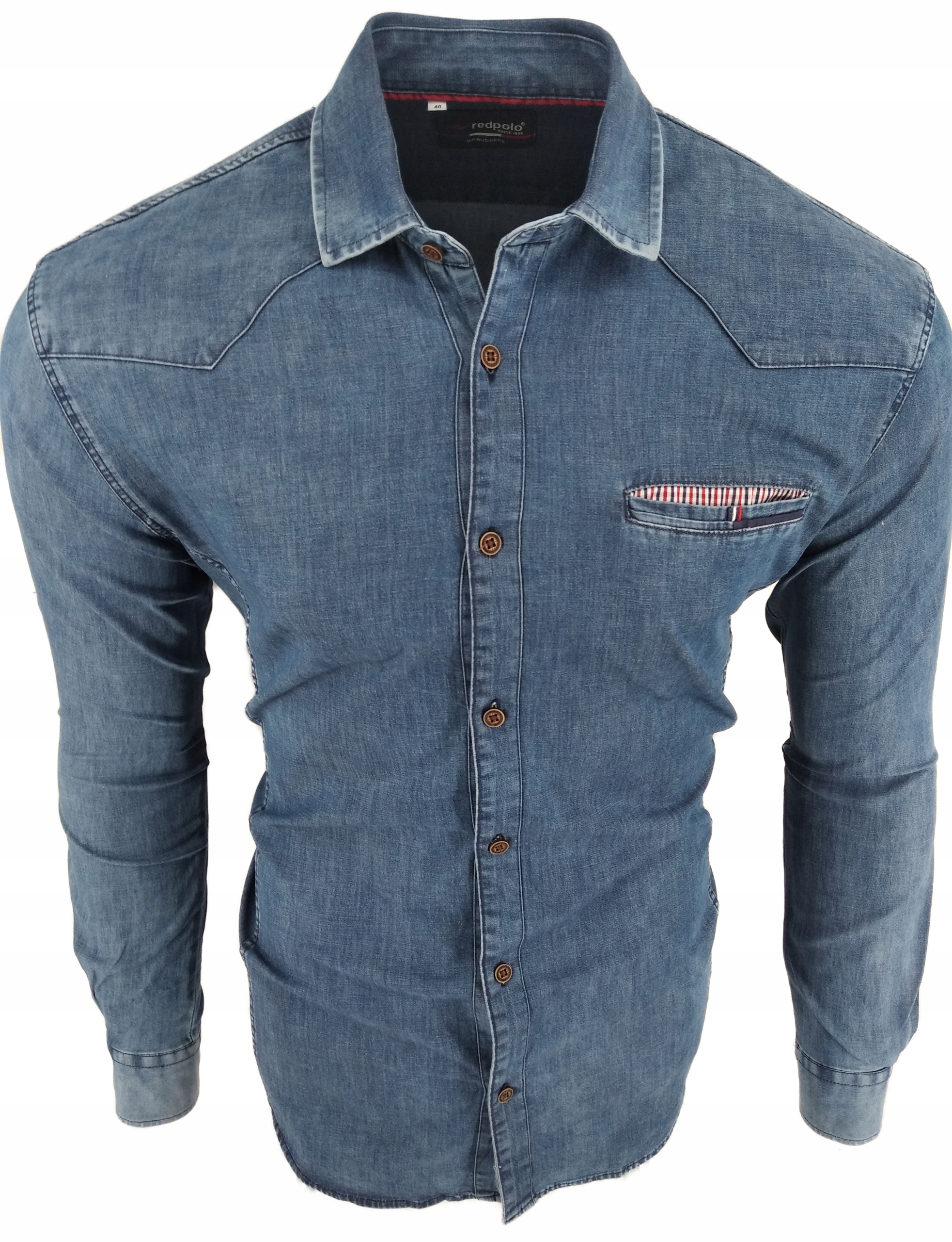

Koszula Jeansowa Jeans Męska RP2 rozmiar XL