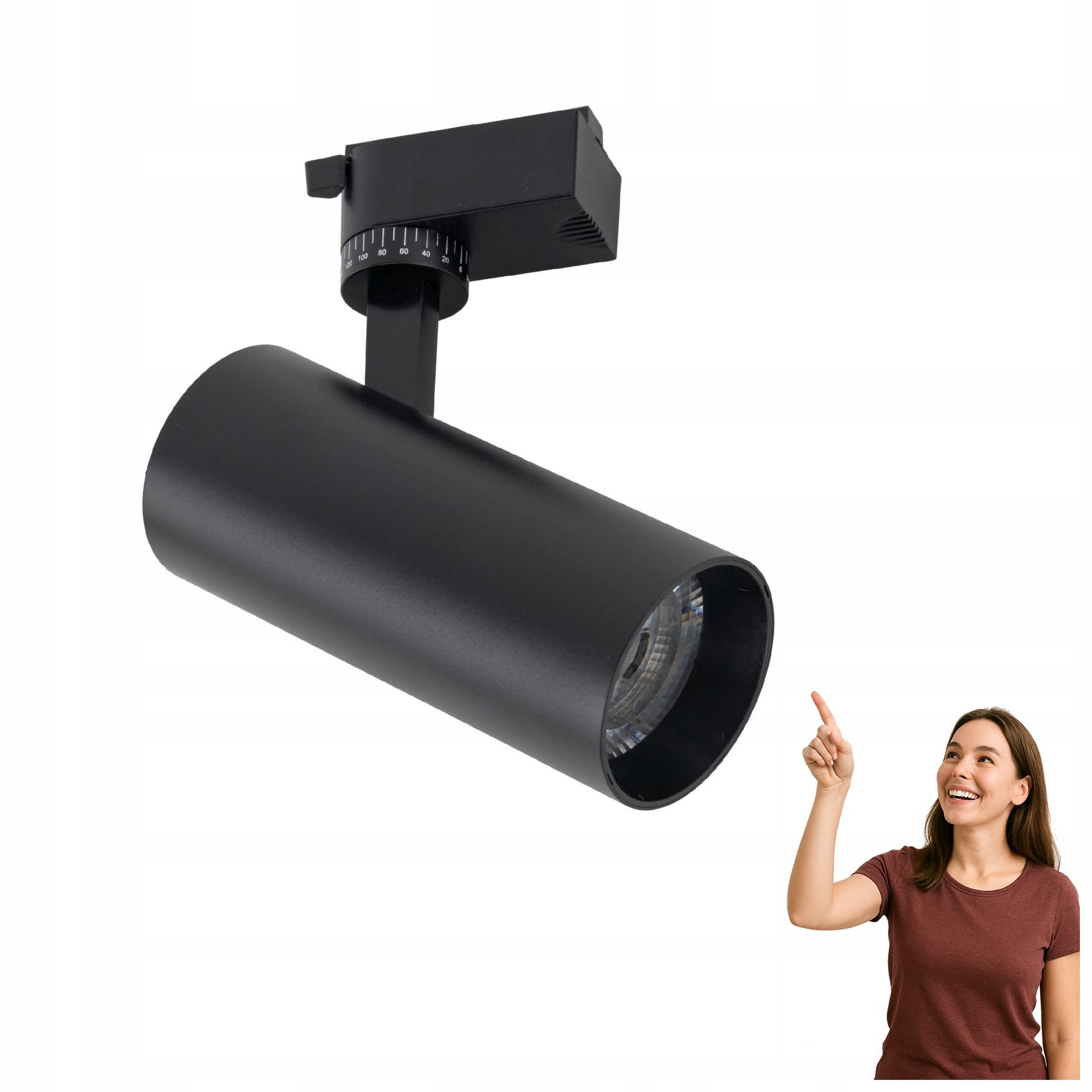 Jednofázová Led spotová lampa Tracer Black Cct 18189 Tk 20W