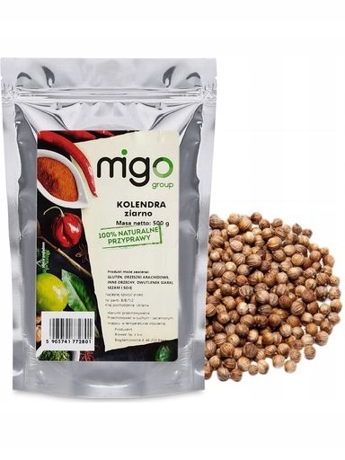 Levně 7 x MIGOgroup, Koriandr Zrno, semena koriandru – 500 g – MIGogroup