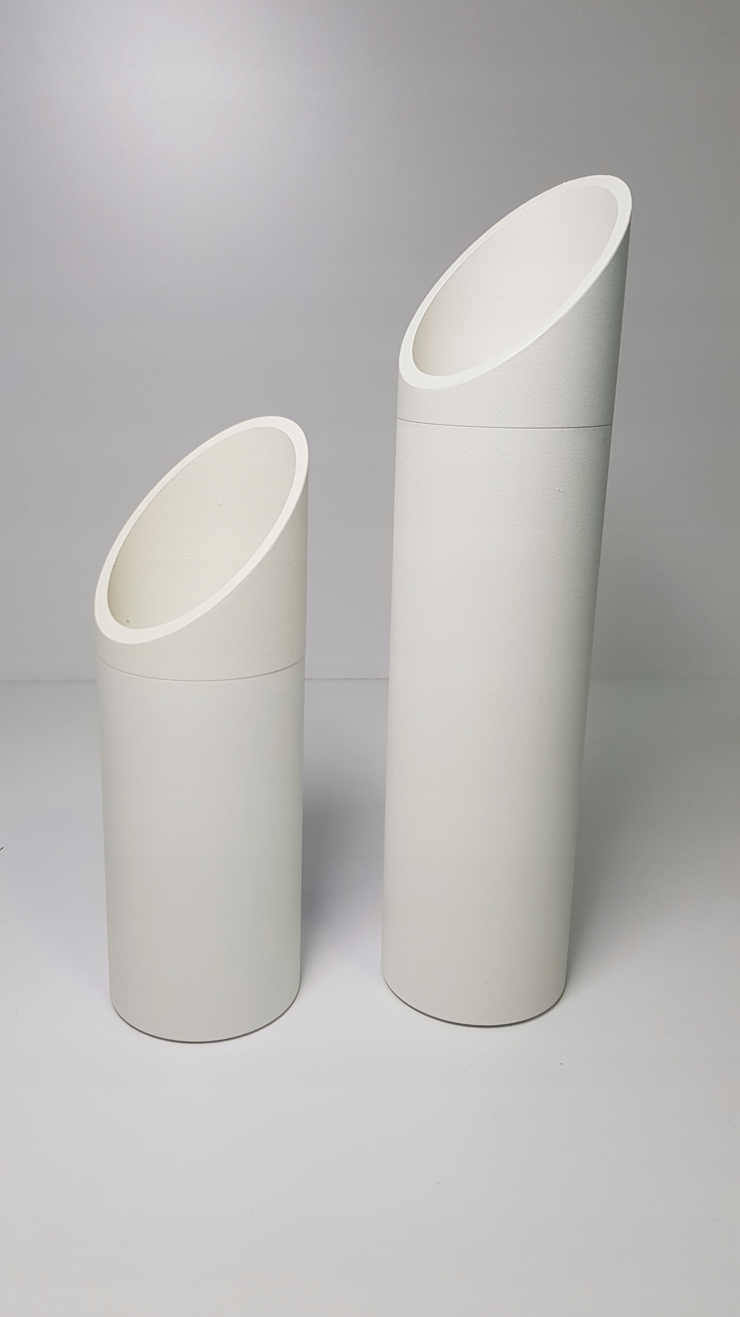 OPRAWA NATYNKOWA SKOŚNA Spot TUBA 22cm LED GU10 Długość/wysokość 22 cm