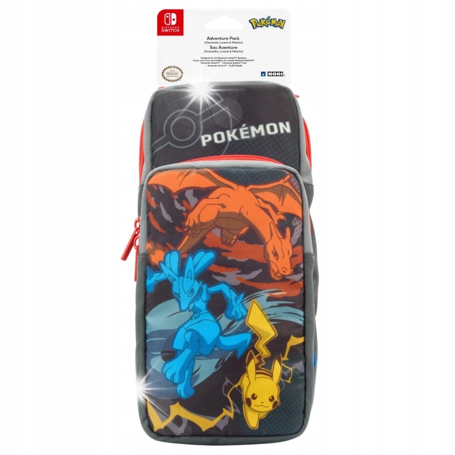 HORI SWITCH Plecak na ramię Pikachu Lucario Chariz