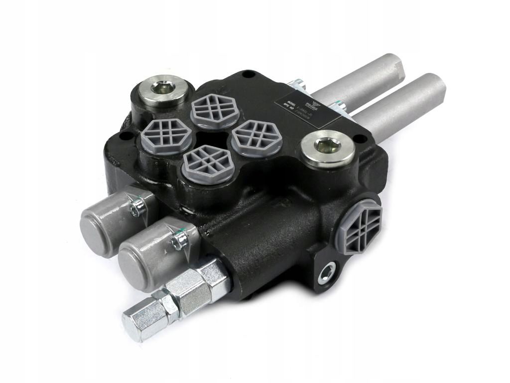 Rm Hydraulický rozdělovač 2-sekční 80L ovládaný joystickem na V-lanko