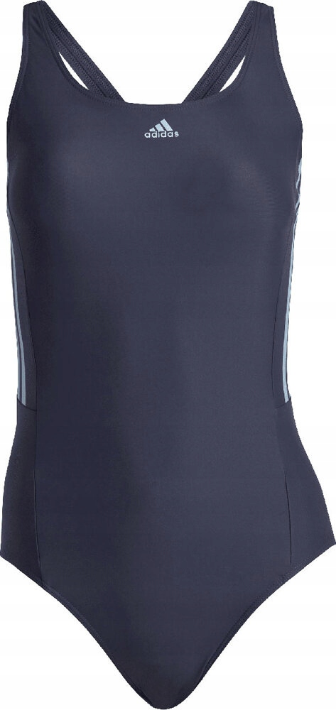 Dámský Plavkový Kostým Adidas MID 3-STRIPES Swimsuit Tmavě Modrý H r 44