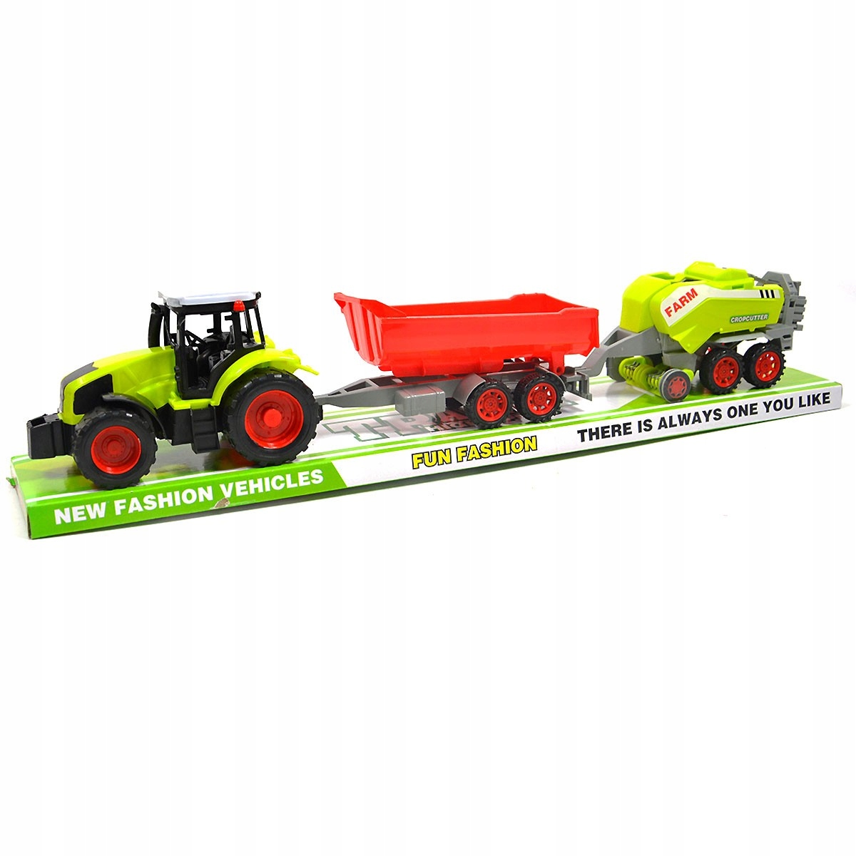 

112150 Traktor Z 2 Maszynami Rolniczymi