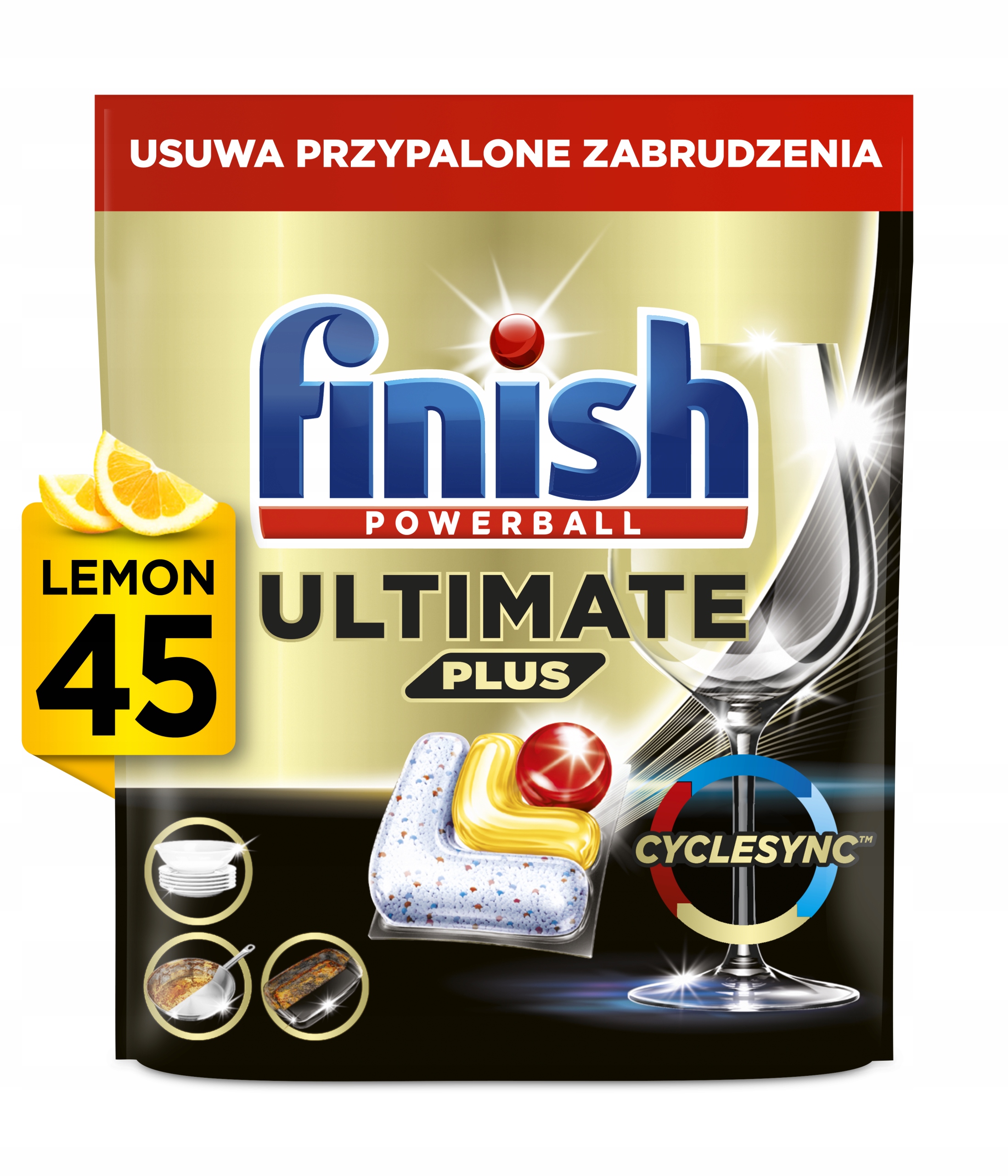 Levně Finish kapsle do myčky nádobí ultimate plus 45 lemonů