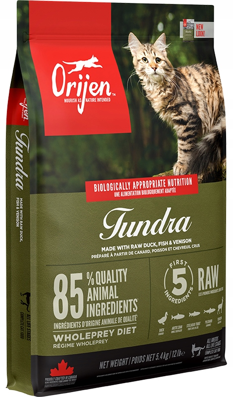 Orijen Cat Tundra – suché krmivo pro kočky – 5,4 kg