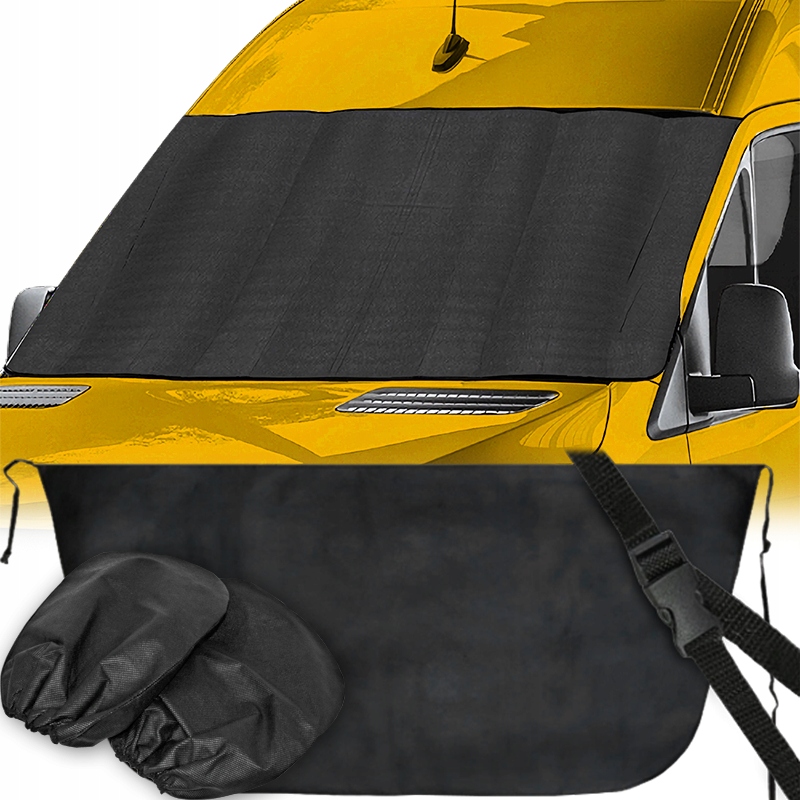 OSŁONA MATA ANTYSZRONOWA PRZECIWSZRONOWA NA SZYBĘ DO BUSA POKROWIEC LUSTERK