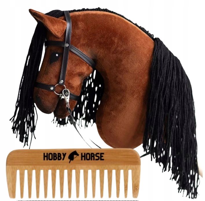 Hobby Horse Kůň Na Tyči A3 Koník Hlava Koně Tyč S Hřívou Hřeben
