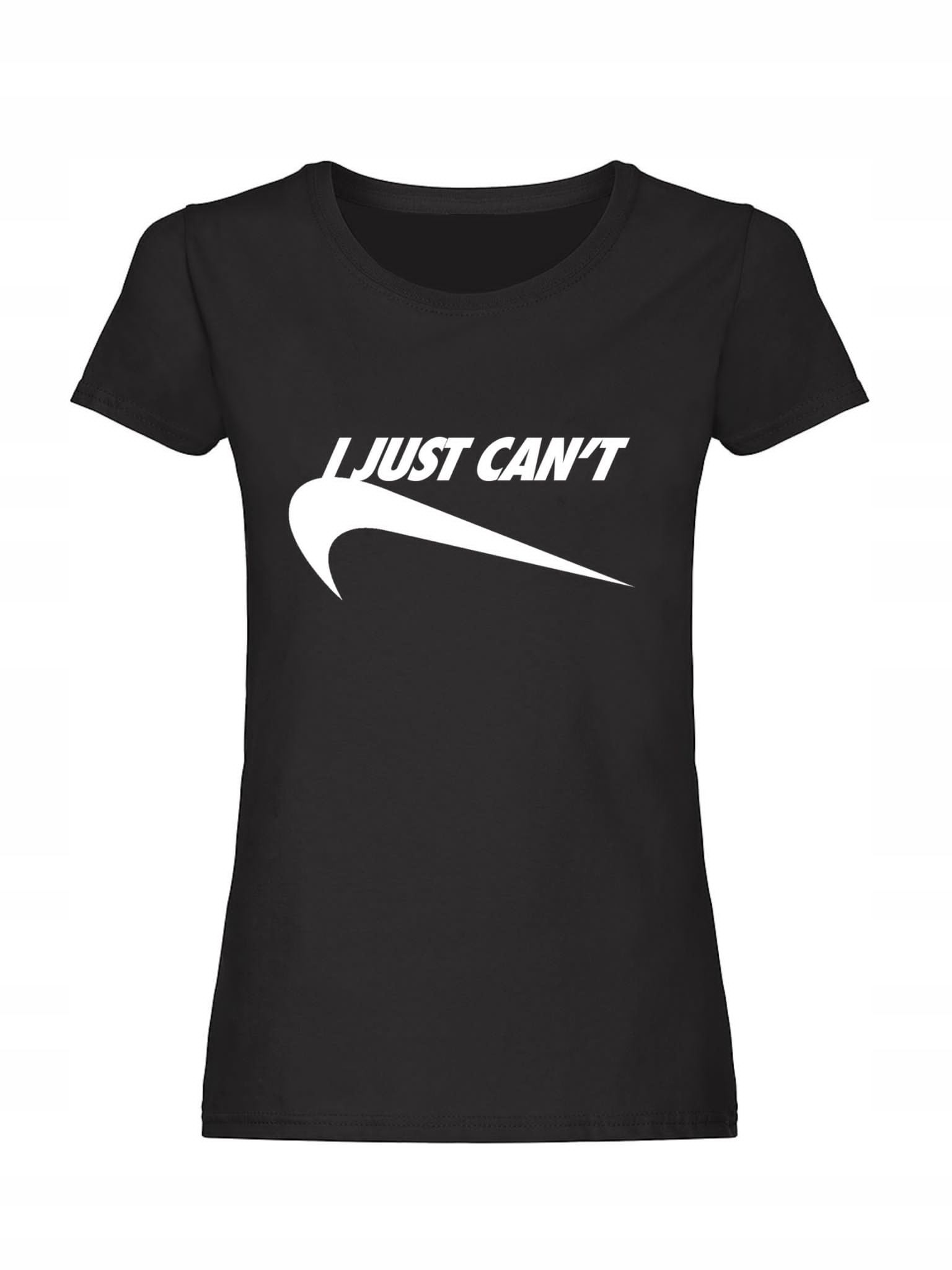 

Koszulka Damska T-shirt I Just Can't Czarna XL