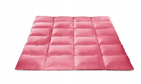 Perová prikrývka 160x200 ružová s celoročným perím Amw