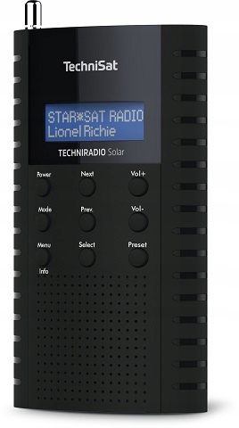 Портативный Радио TechniSat TECHNIRADIO солнечный черный модель Techniradio Солнечный
