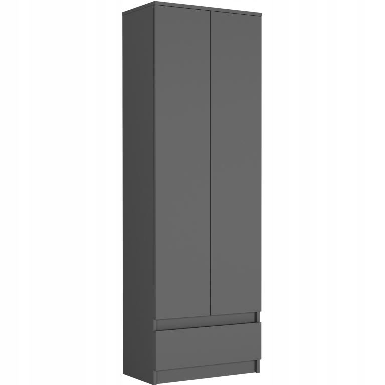Skříň kancelářský regál na knihy 60 cm antracit B-4