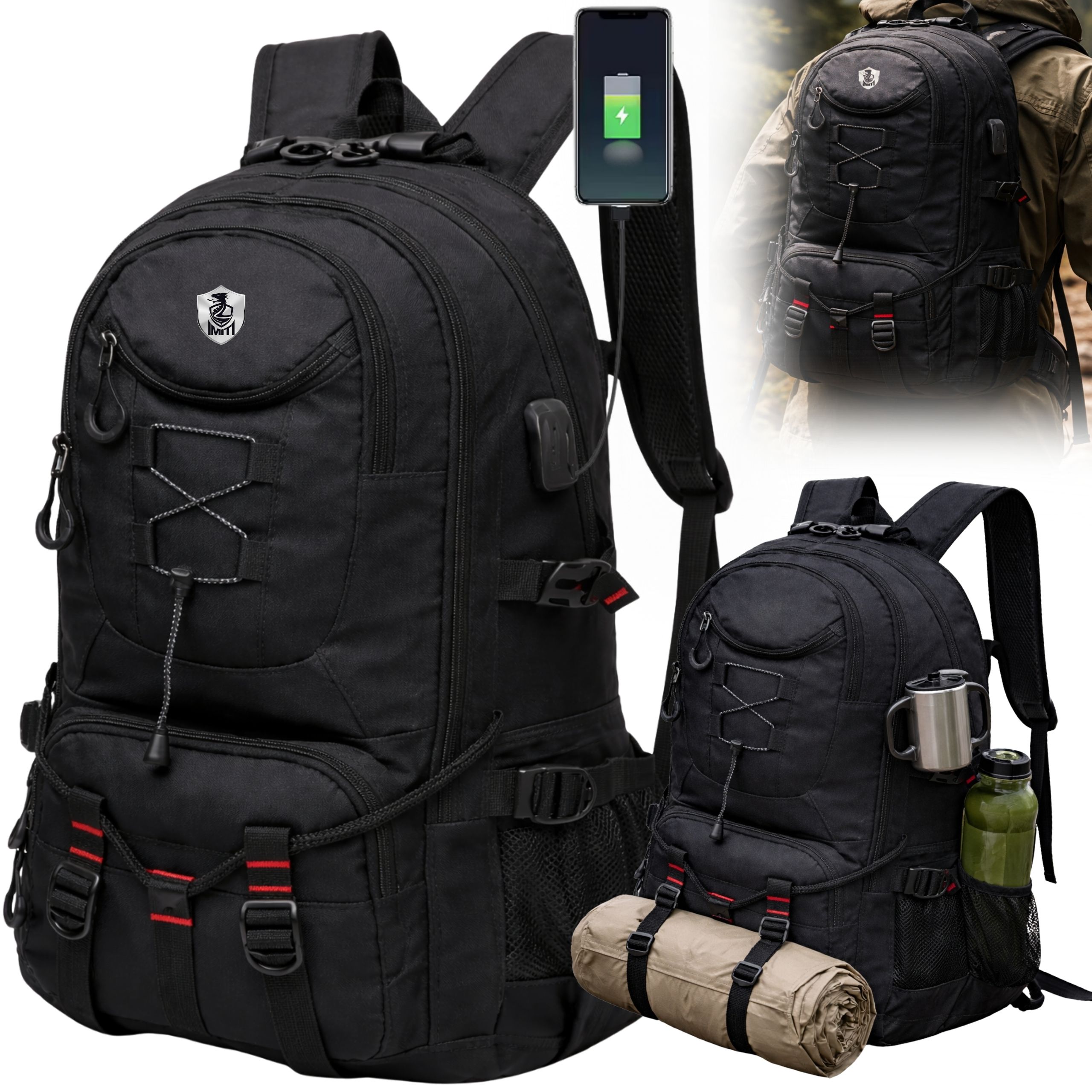 Plecak Turystyczny Trekkingowy Górski W Góry Sportowy 30 L Męski Damski