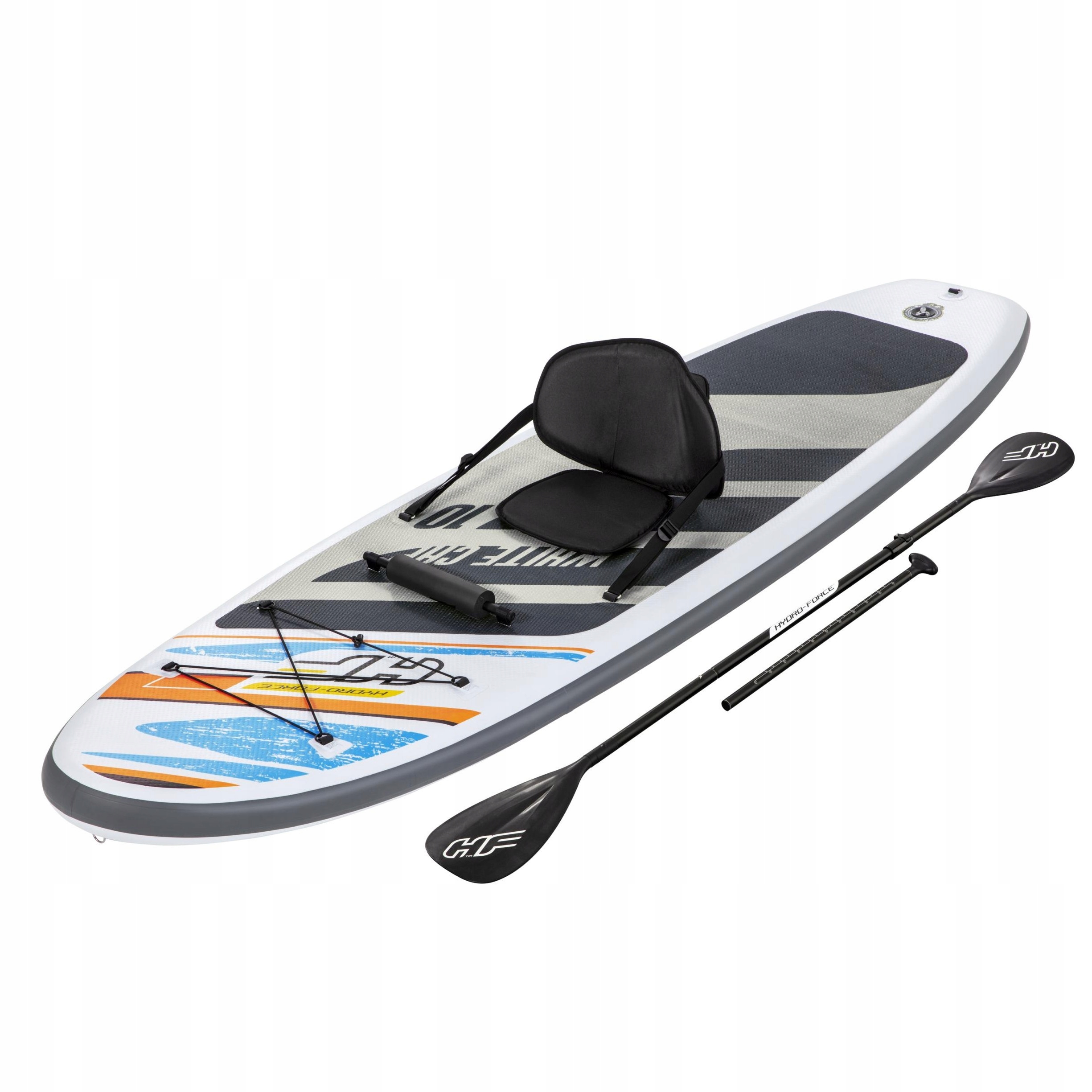 POMPOWANA DESKA SUP KAJAK 120kg BESTWAY 65341 Model White Cap Convertible