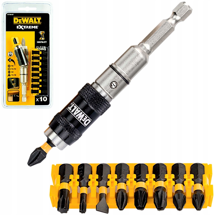 

Dewalt DT70518T Bity Udarowe Impact Torsion 10szt