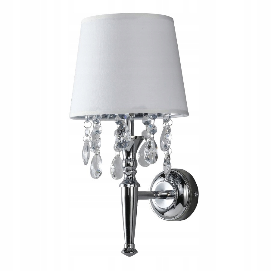 Lampa Ścienna Kinkiet Loft Glamour Vigo biały