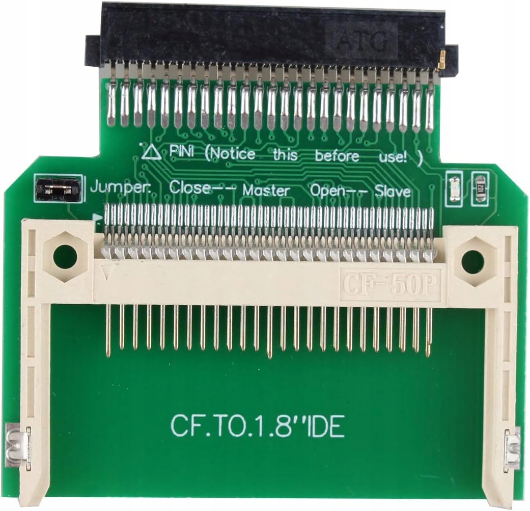 Adapter 1.8 cala CF na IDE 50 PIN SSD Zastosowanie Dysk