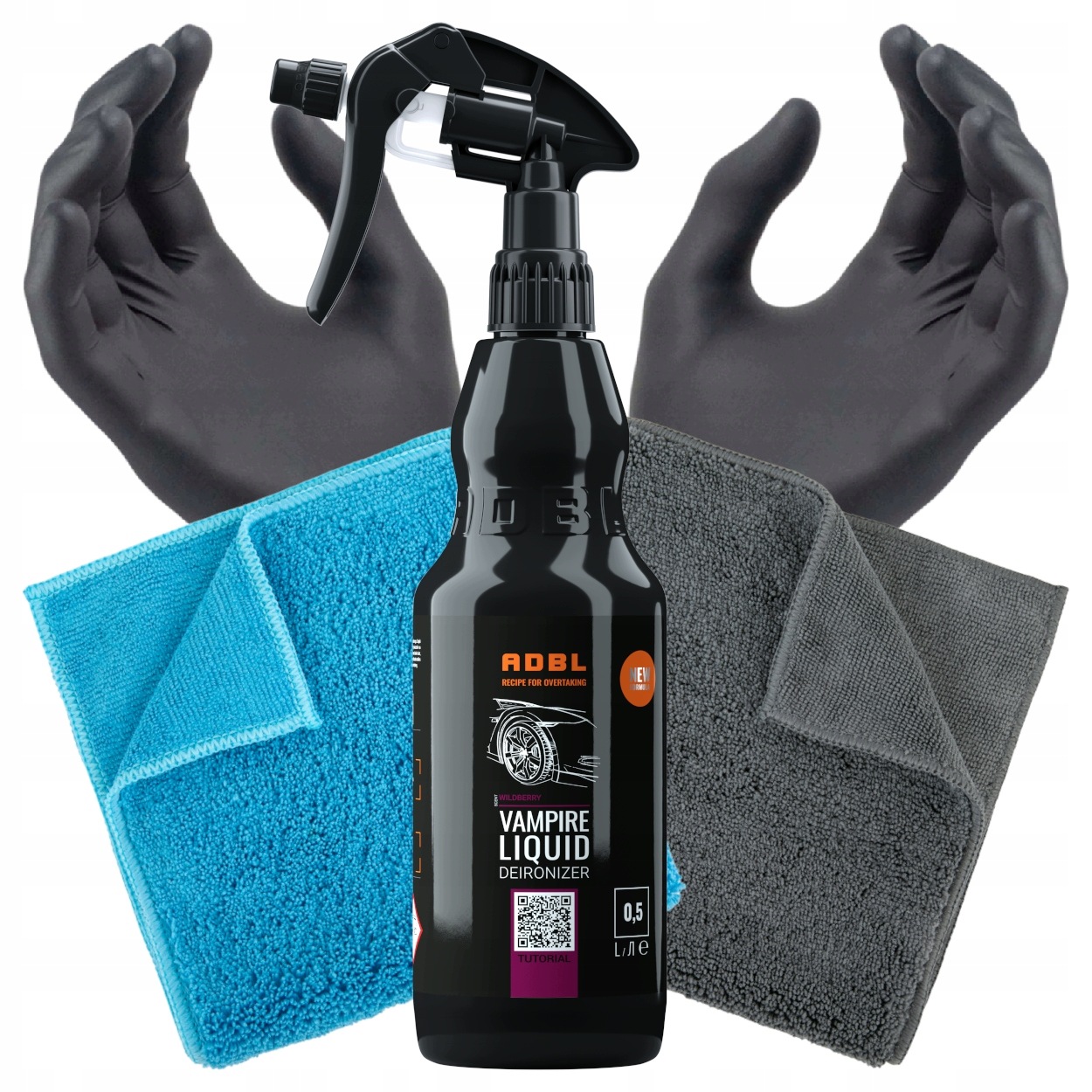 Adbl Vampire Liquid Deironizer Zestaw Płyn Do Czyszczenia Felg Krwawiąca