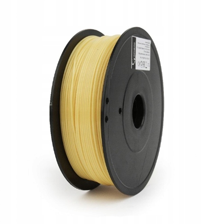 Filament Pla+ Gembird Żółty 1.75 mm 1kg na szpulce do drukarek 3D