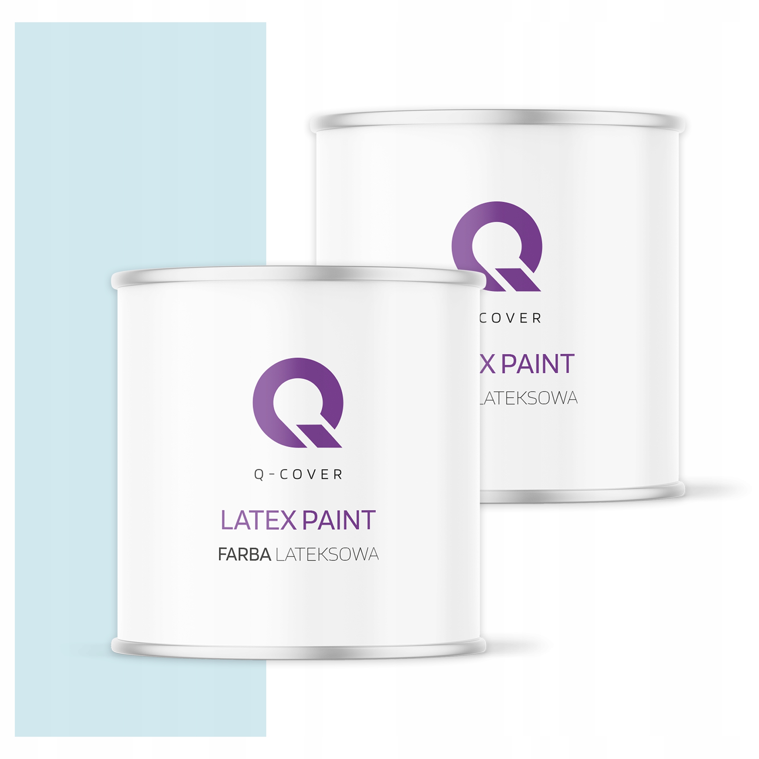 Latexová farba na interiér steny Stropy 2L Hlboká matná biela modrá