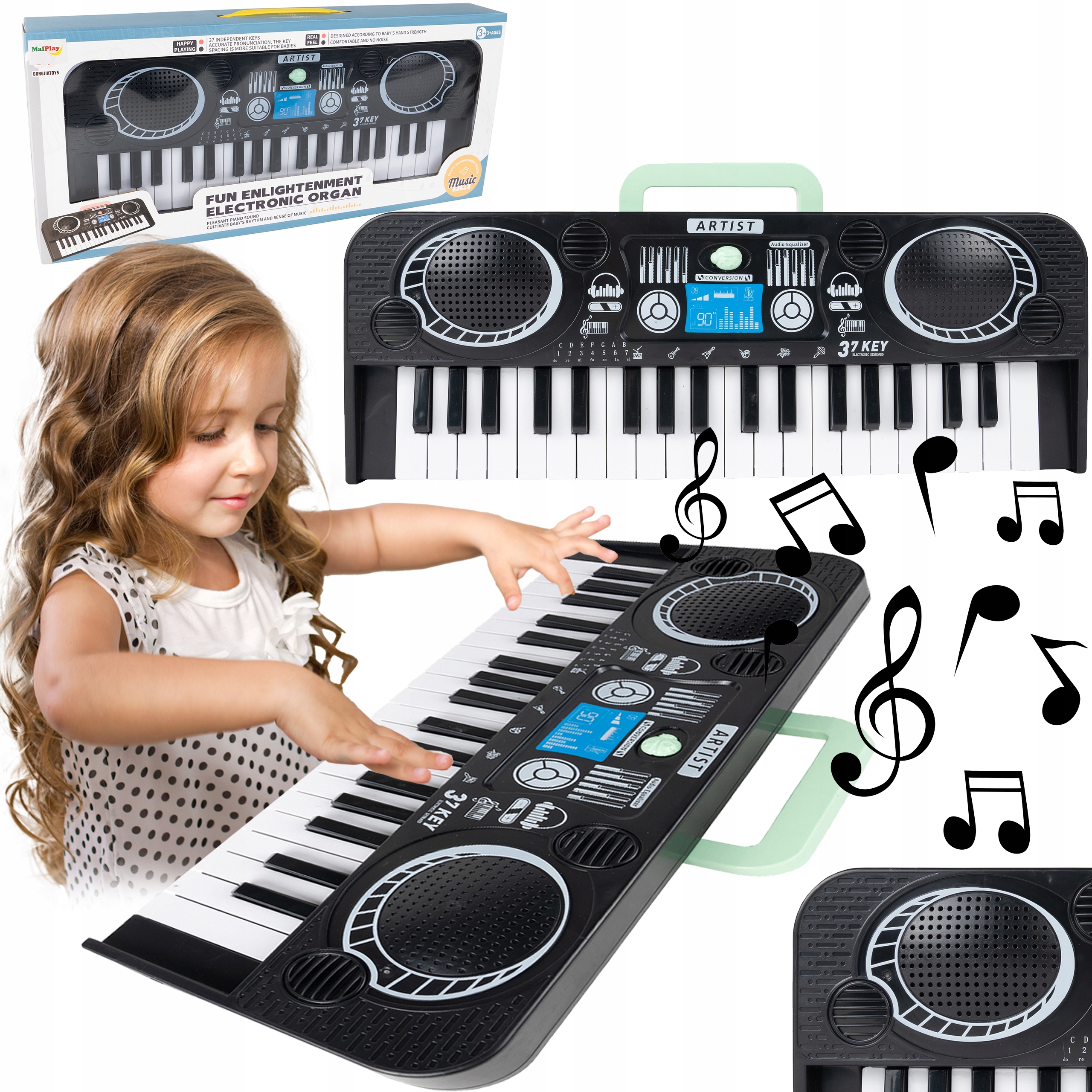 

Organy Pianinko Elektroniczne 37 Klawiszy Keyboard