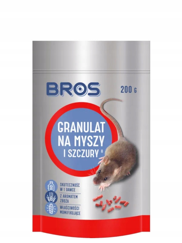 

Bros Granulat na myszy i szczury 200 g