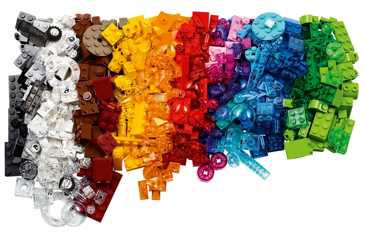 LEGO Classic Kreatywne Przezroczyste Klocki 11013 Wiek dziecka 4 lata +