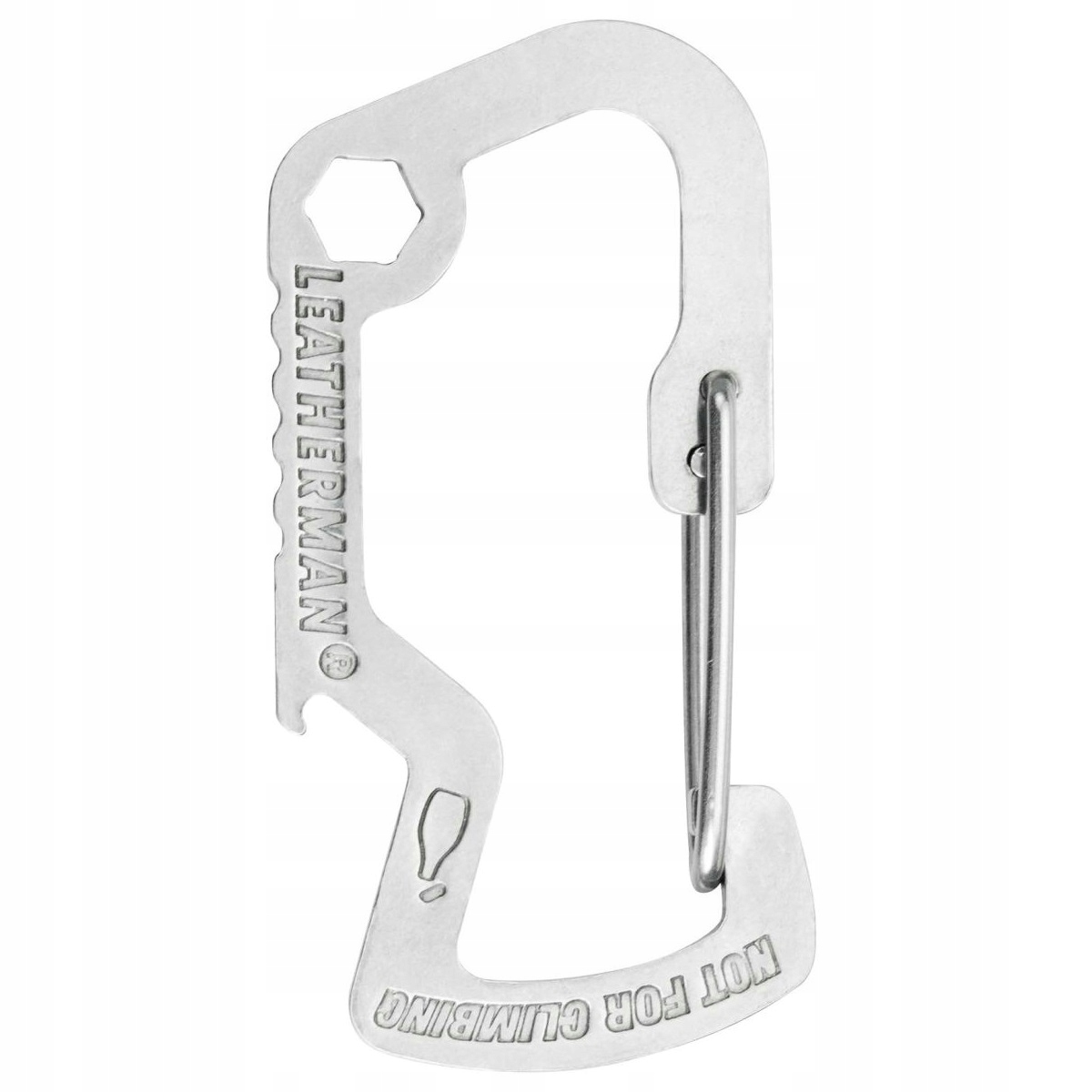 

Karabińczyk Leatherman, otwieracz, klucz nasadkowy