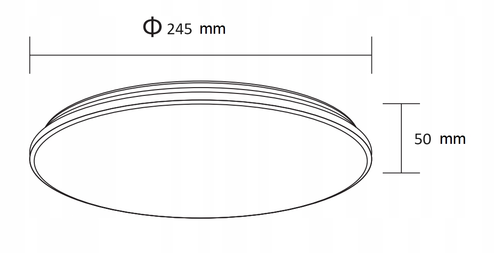 PLAFON ZEWNĘTRZNY LAMPA LED 12W NA BALKON NA TARAS OKRĄGŁA BIAŁA IP54 Kod producenta PLAFON ZEWNETRZNY 960lm, 4000K, 12W