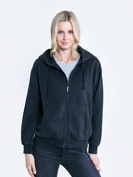 

Big Star Bluza Damska Czarna Z Kapturem Jane L