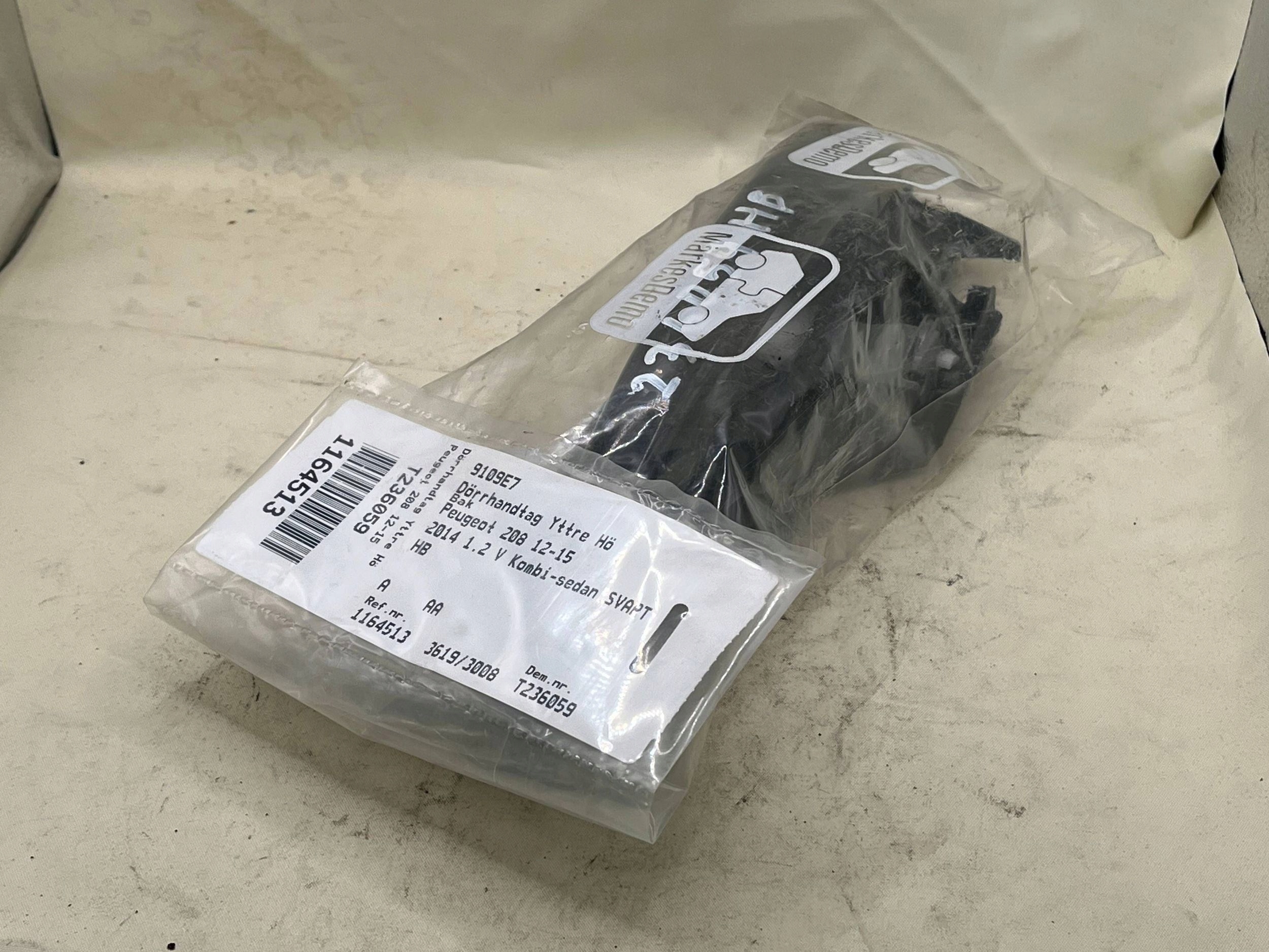 PEUGEOT 308 handle exterior door left rear part 9109E7 !J